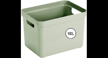 Sunware Sigma Home opbergbox 18L - 35x24.6x24.3 cm - Groen