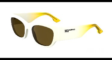 Karl Lagerfeld KLJ6168S Shiny white 52/19/145 UNISEX Zonnebrillen