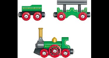 Houten stoomtrein met inklapschoorsteen - Hape - vanaf 24 maanden