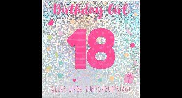 Depesche verjaardagskaart meisje 18 jaar Alles Liebe zum Geburtstag.