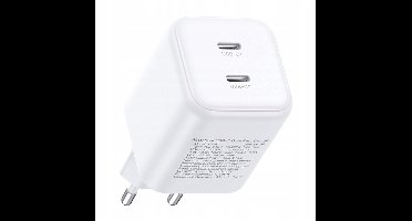 Ugreen 65154 - USB-C GaN Oplader - 45W - Wit - Dubbele Poort