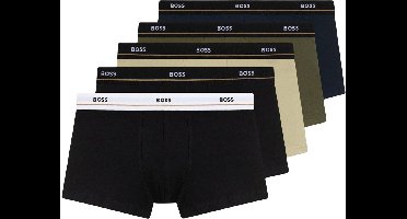 Boss Essential Trunk Boxershorts Heren (5-pack) - Maat XL
