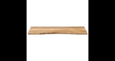 Mango Houten Werkblad – Bureaublad – Tafelblad – Werktafel – Blad – Massief Mango Hout – Met Groef – 119 x 51 x 2,5 cm – Ideaal Voor Badkamerorganisatie