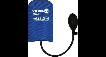 Vorel - Pneumatische Montageset - 190x115 mm - 135 kg draagvermogen - Blauw