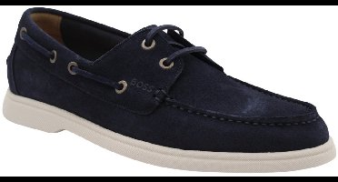 Hugo Boss - Schoenen - Donkerblauw - Heren - Maat 42 -