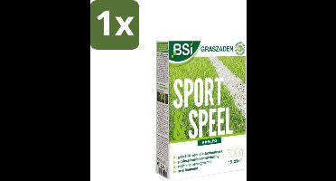 1 x BSI – Graszaad – Sport & Speel – Sterk & Slijtvast Gazon – 500 g - Graszaad Sport En Speel - Ijzersterk Gazon - Zelf Herstellend Gras - Betredingstolerantie - Speelgazon
