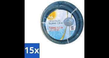 BSI – Drijvende Slang – Voor Zwembad & Spa – 7,5 m - Bulkverpakking - 15 stuks
