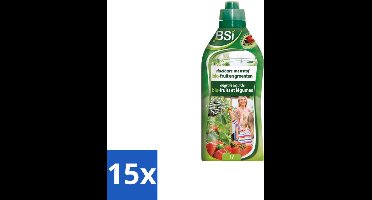 BSI – Bio Fruit & Groenten Meststof – Natuurlijke Groei & Opbrengst – 1 L - Bulkverpakking - 15 stuks