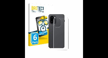 BROTECT - Screenprotector voor OnePlus 15R (Achterkant) - Folie Beschermfolie transparant 6 Stuks