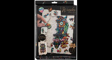 Creative Craft Group houten legpuzzel uil - mozaïekpuzzel 133 stukjes.