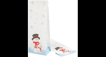 Creativ Company papieren cadeauzak kerstmotief 100 stuks multikleuren.