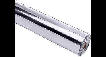 Permanent Adhesive Vinyl Mirror Metallic - Silver - 30.5 x 180 cm
