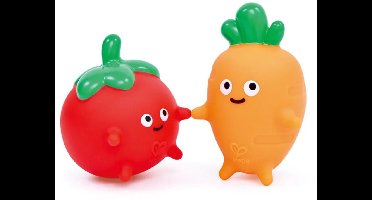 Hape badspeelgoed groente vriendjes - kleurrijke badpret voor kinderen.