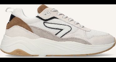 HUB Glide off white/cognac/Dark Coffee