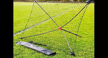 Precision - Rebounder - Tchouk - 91,4 X 152,4 centimeter - Staal - Zwart