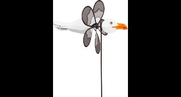 Invento Windmolen Zeemeeuw 63 X 32 Cm Polyester Grijs/wit