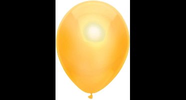 Metallic Ballonnen Geel : 100 Stuks