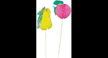 Haza Original Cocktailprikkers Fruit 6 Stuks Multicolor