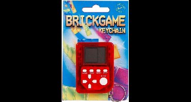 Van Manen Sleutelhangerspel Mini Brickgame Junior 12 Cm Rood
