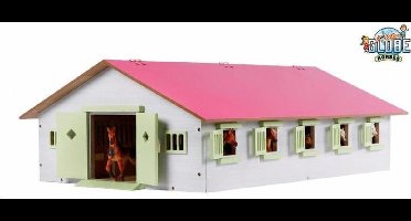 Paardenstal met 9 Boxen, 1:32