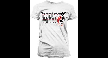 DC Comics Batman Dames Tshirt -L- Harley Quinn Wit