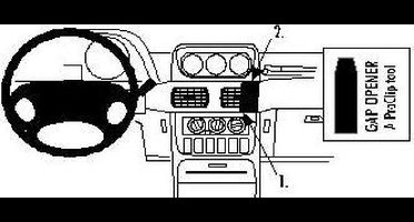 Brodit ProClip houder geschikt voor Galloper Exceed 1997-2003 Angled mount