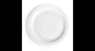 Olympia Whiteware borden met smalle rand | 28 Ø cm | 6 Stuks
