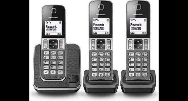 Panasonic KX-TGD313NLG - Trio DECT telefoon - Grijs