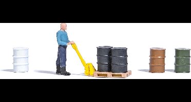 Busch - A-set:hubwagen H0 (Bu7809) - modelbouwsets, hobbybouwspeelgoed voor kinderen, modelverf en accessoires