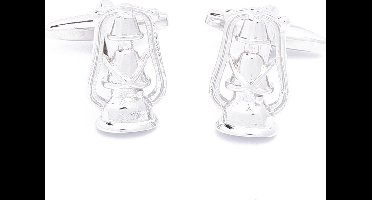 Manchetknopen - Olielamp Lamp Zilver