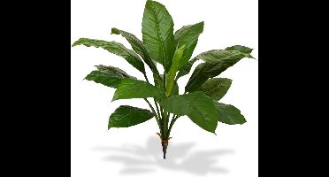 Spathiphyllum King kunstplant 80cm - groen