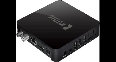 König DVB-TS2 4KASB 4K Android Streaming Box Met Fly Mouse