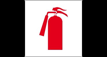 Ivana Pictogram Brandblusser Witte Achtergrond