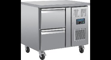 Gekoelde Werkbank Op Wielen - 2 Laden - GN 1/1 - Geventileerd - Polar DA546 - Horeca & Professioneel