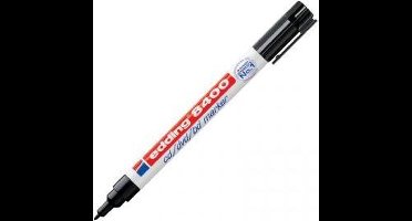 Edding 8400 cd marker zwart op blister