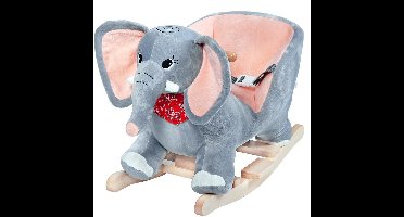 Spielwerk Schommelstoel kinderen olifant met veiligheidsgordel