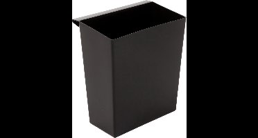 Inzetbak - Voor vierkante tapse papierbak - Zwart
