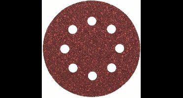 Bosch 5-delige schuurbladset voor excenterschuurmachines 115 mm - korrel 40