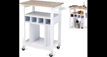 Excellent Houseware Stijlvolle keukentrolley