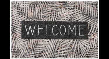 MD Entree - Deurmat - Schoonloopmat - Impression Leaves Welcome - 40 x 60 cm