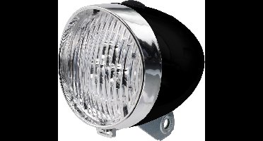 Xq Max Koplamp Retro Zwart 3-led
