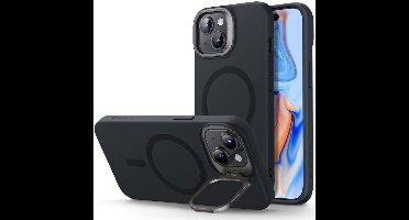 ESR Cloud Kickstand Hoesje MagSafe Zwart Geschikt voor Apple iPhone 15 Plus