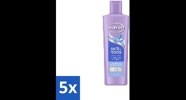 Andrélon – Shampoo – Anti Roos – 250 ml - Bulkverpakking - 5 stuks