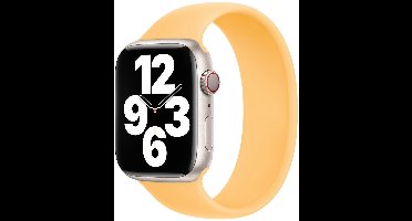 Apple Siliconen solobandje voor de Apple Watch | 38/40/41/42 mm - Maat 5 - Sunglow