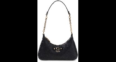 GUESS schoudertas Dita Shoulder Bag Black Logo zwart