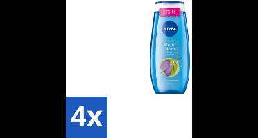 Nivea – Douchegel – Creme Mood Detox – 250 ml - Voordeelverpakking - 4 stuks