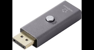 Renkforce RF-6903988 DisplayPort EDID-emulator [1x DisplayPort stekker - 1x DisplayPort bus] Aluminium-grijs 8K UHD