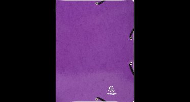 Exacompta 20x Iderama Ringband met 2 ringen van 15mm - A4 - Purper - 54896E