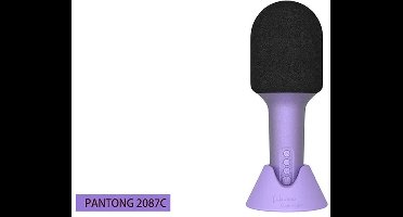 Lalarma Glitter Microfoon - 2-in-1 microfoon en luidspreker - Purple