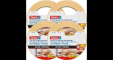 Tesa Extra Strong - Tapijt Tape - Antislip - 25m x 50mm - Voor Binnen en Buiten